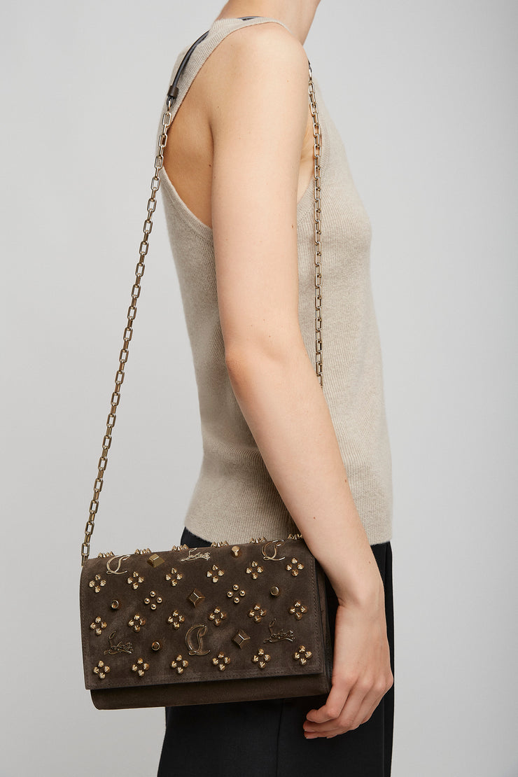 Paloma brown clutch