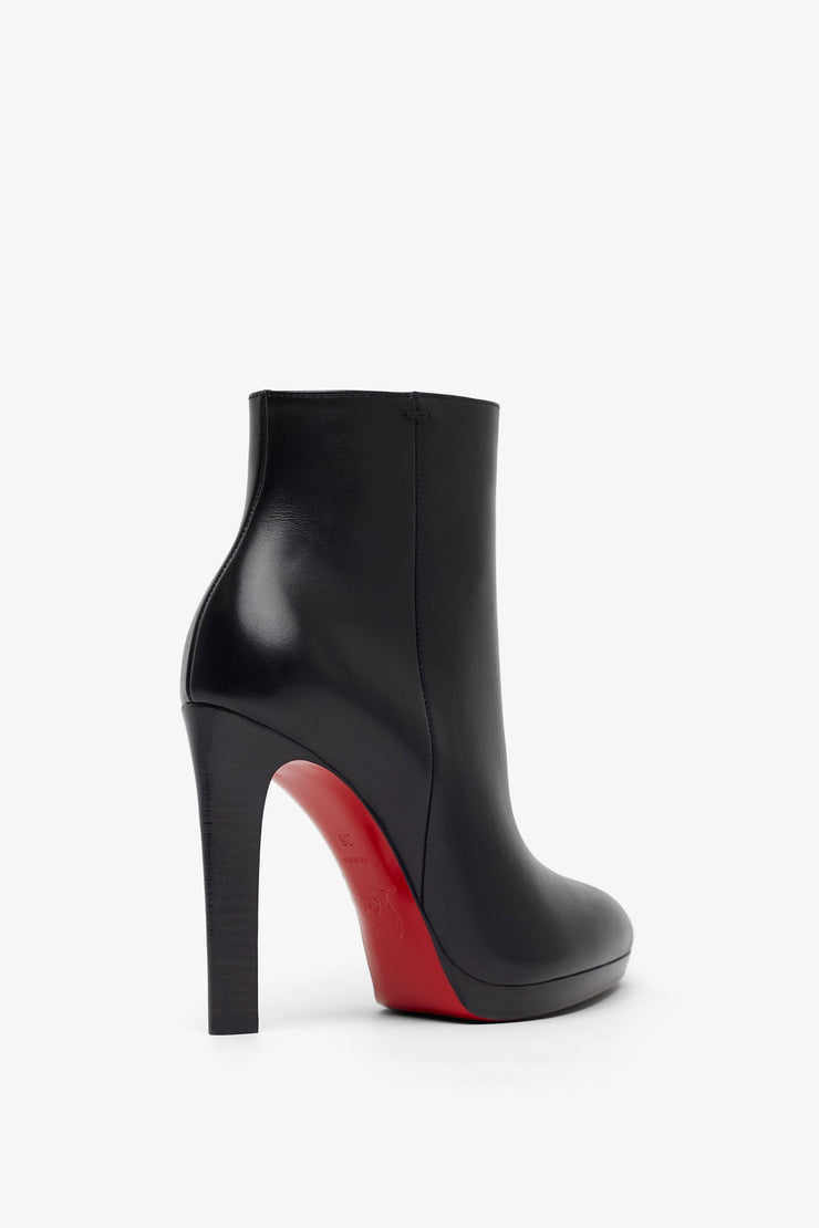 Fannylove 120 black leather ankle boots