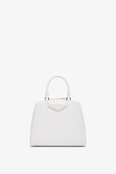 Antigona Cube mini white bag