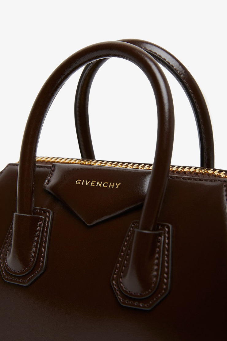 Antigona mini brown bag