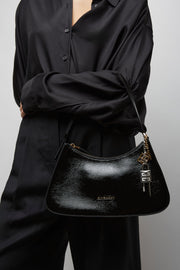 Lucky Lock small black shoulder bag