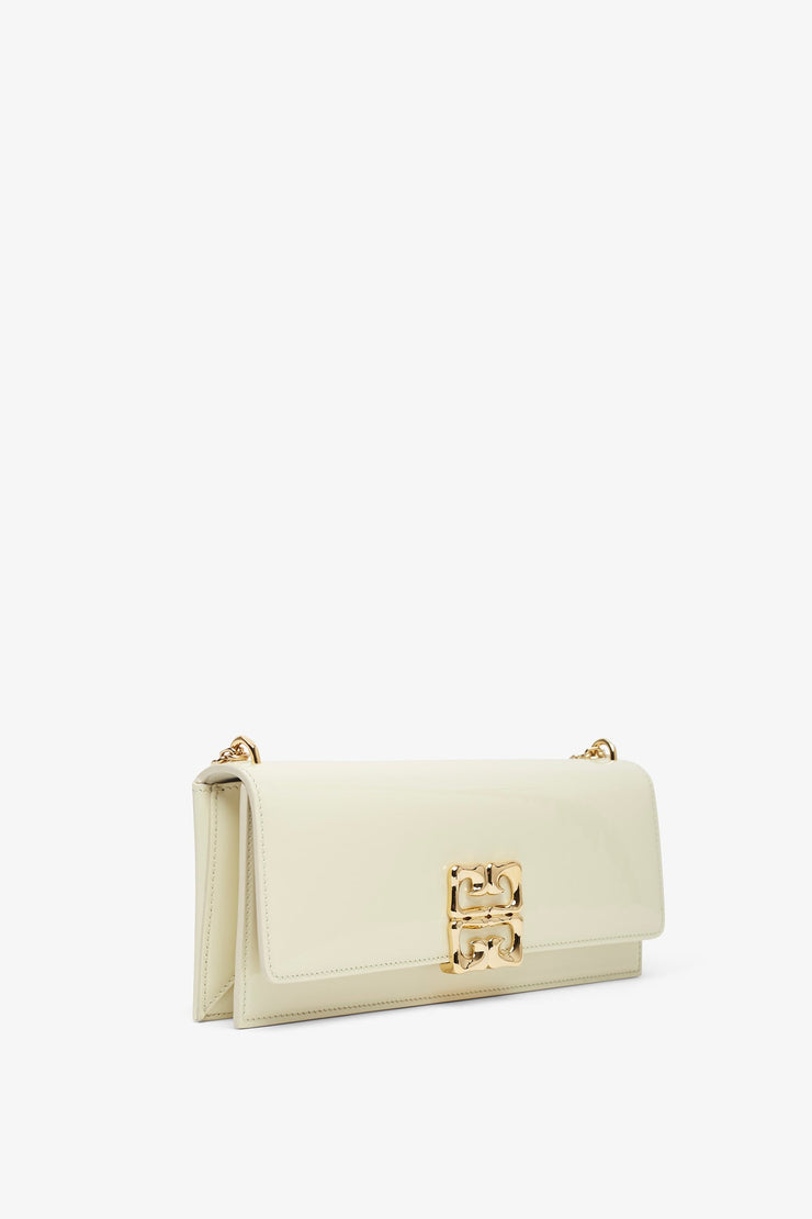 4G small chain cream clutch