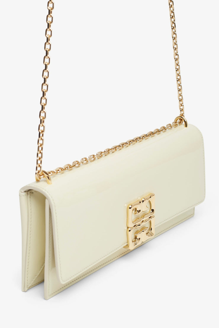 4G small chain cream clutch