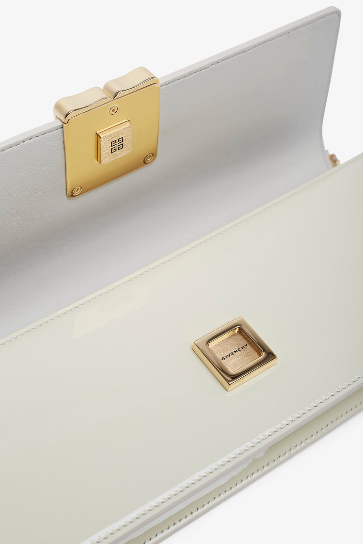 4G small chain cream clutch