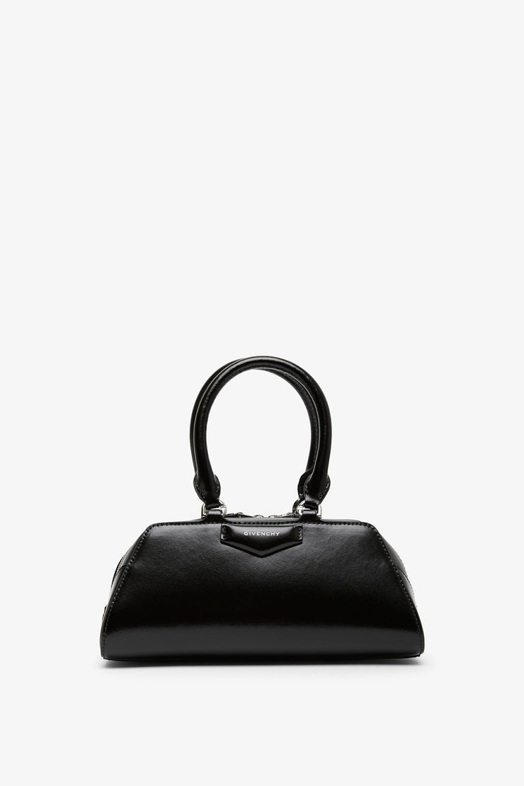 Antigona east west black mini bag