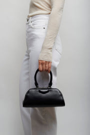 Antigona east west black mini bag