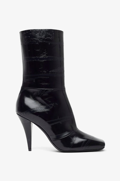 Black 95 zipped ankle boots