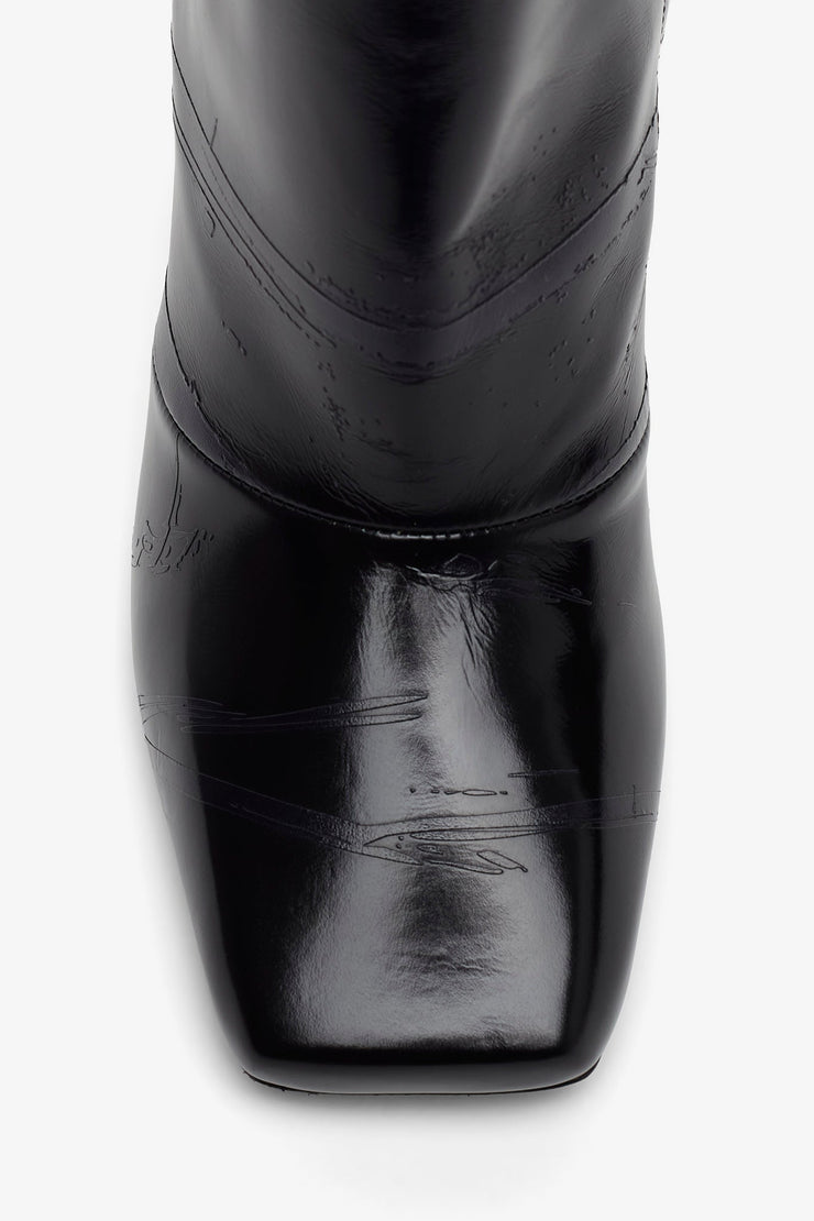 Black 95 zipped ankle boots