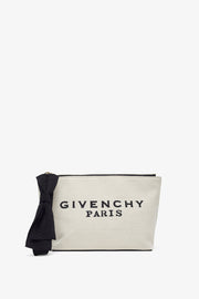 Givenchy small logo beige pouch
