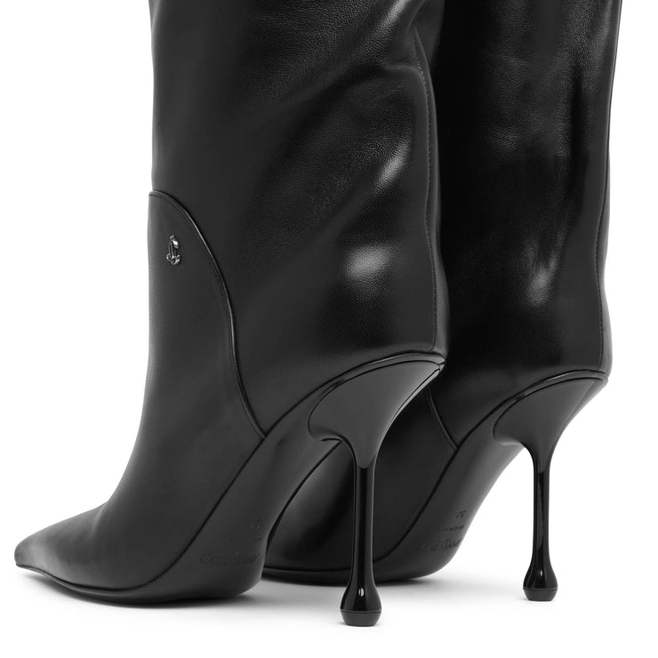 Cycas 95 black leather boots