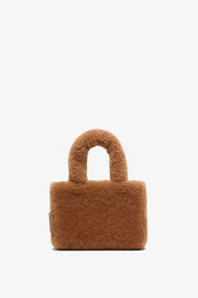 Amini Giuly brown shearling bag