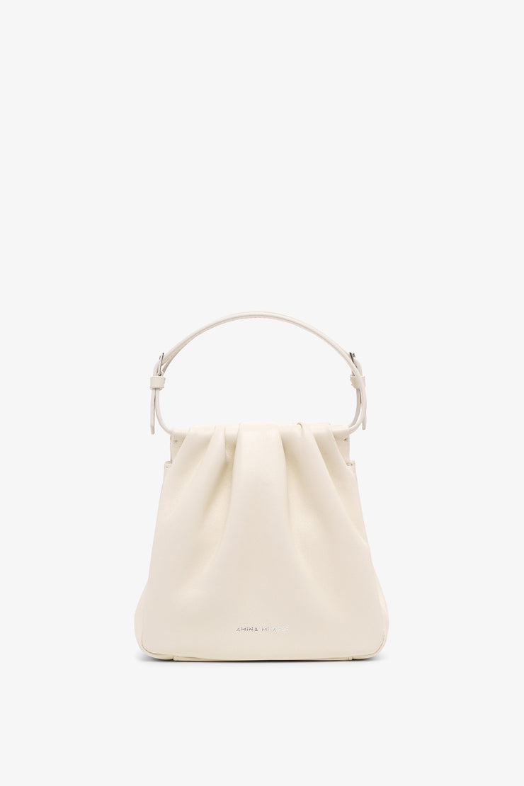 Vittoria off white leather bag