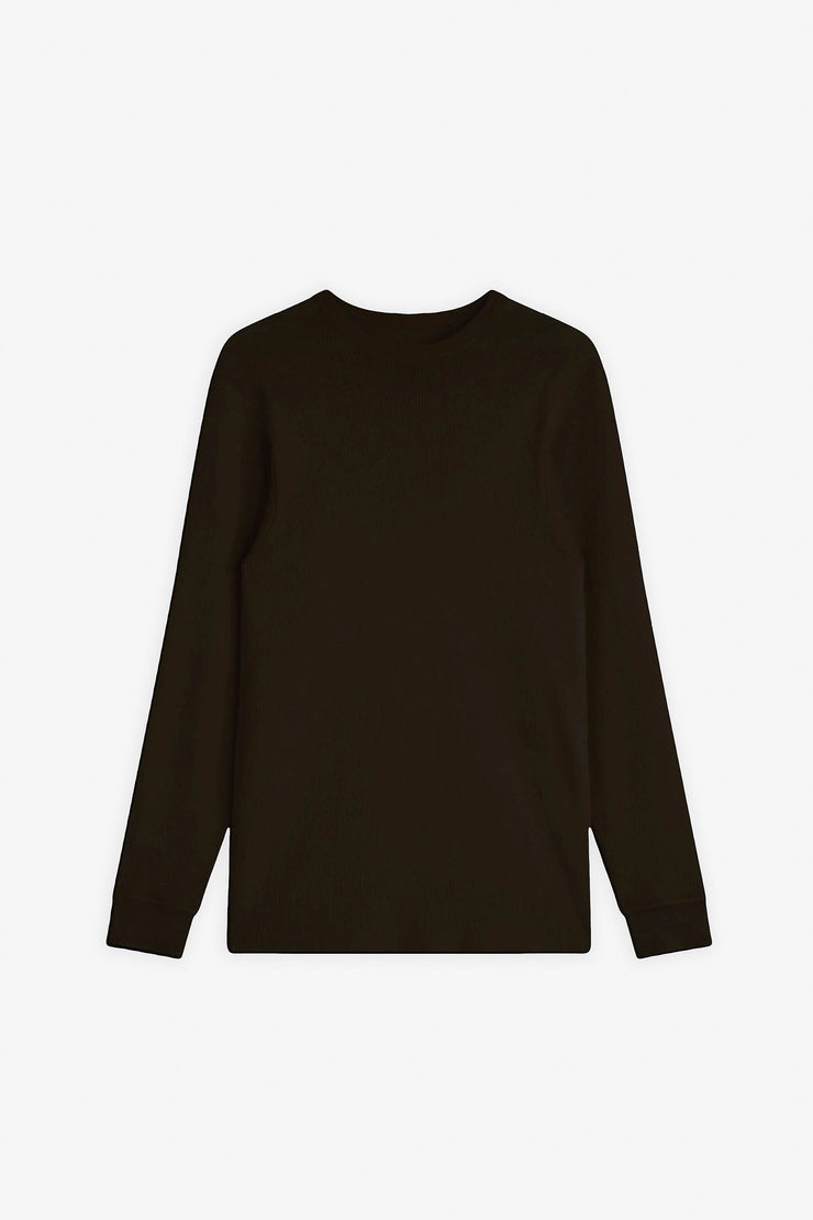 Batwing khaki crewneck