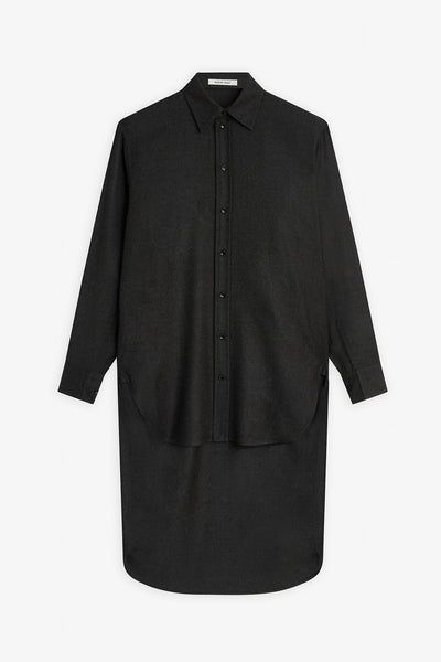 Elongated grey shirt