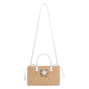 Viv Skate small raffia shopping bag