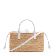 Viv Skate small raffia shopping bag