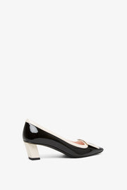 Belle Vivier 45 black and white pumps