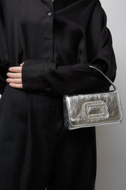 Pilgrim silver micro bag