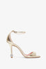 Vivier Marlene 100 embellished gold sandals