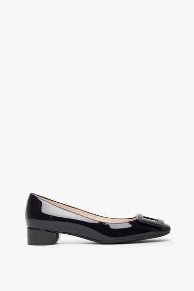 Roundy 25 black patent pumps