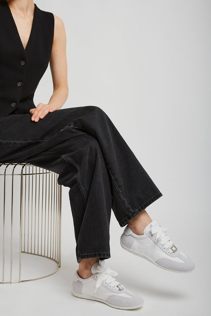 Viv low lace white sneakers