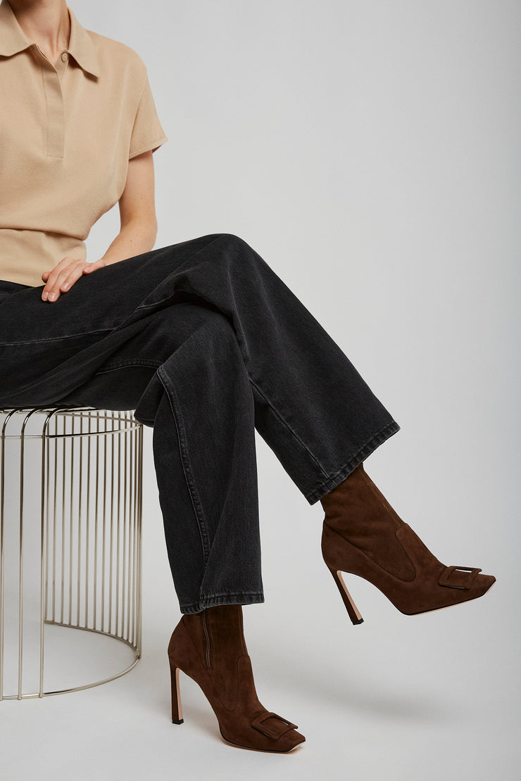 Trompette 100 suede boots
