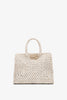 The studio raffia small bag