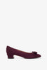 Vara 2.0 plum suede pumps