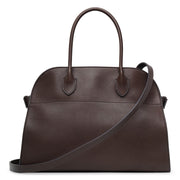 Soft Margaux 12 dark brown leather bag