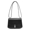 Sofia 8.75 black leather shoulder bag