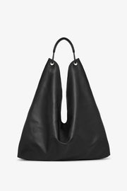 Bindle 3 black leather shoulder bag