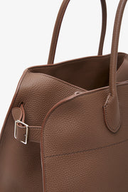 Soft Margaux 15 dark olive leather bag