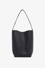 Medium NS hook black tote bag