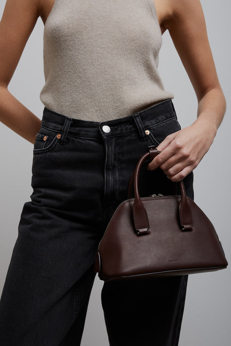 Mini Devon brown leather bag