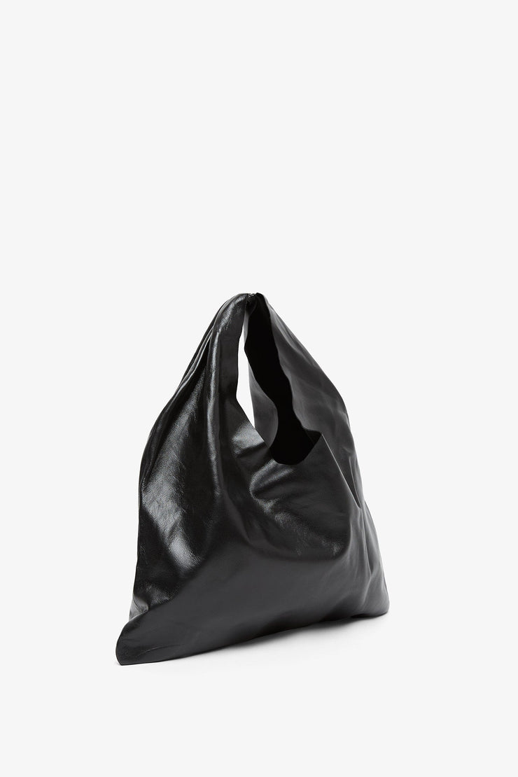 Small Bindle black leather shoulder bag