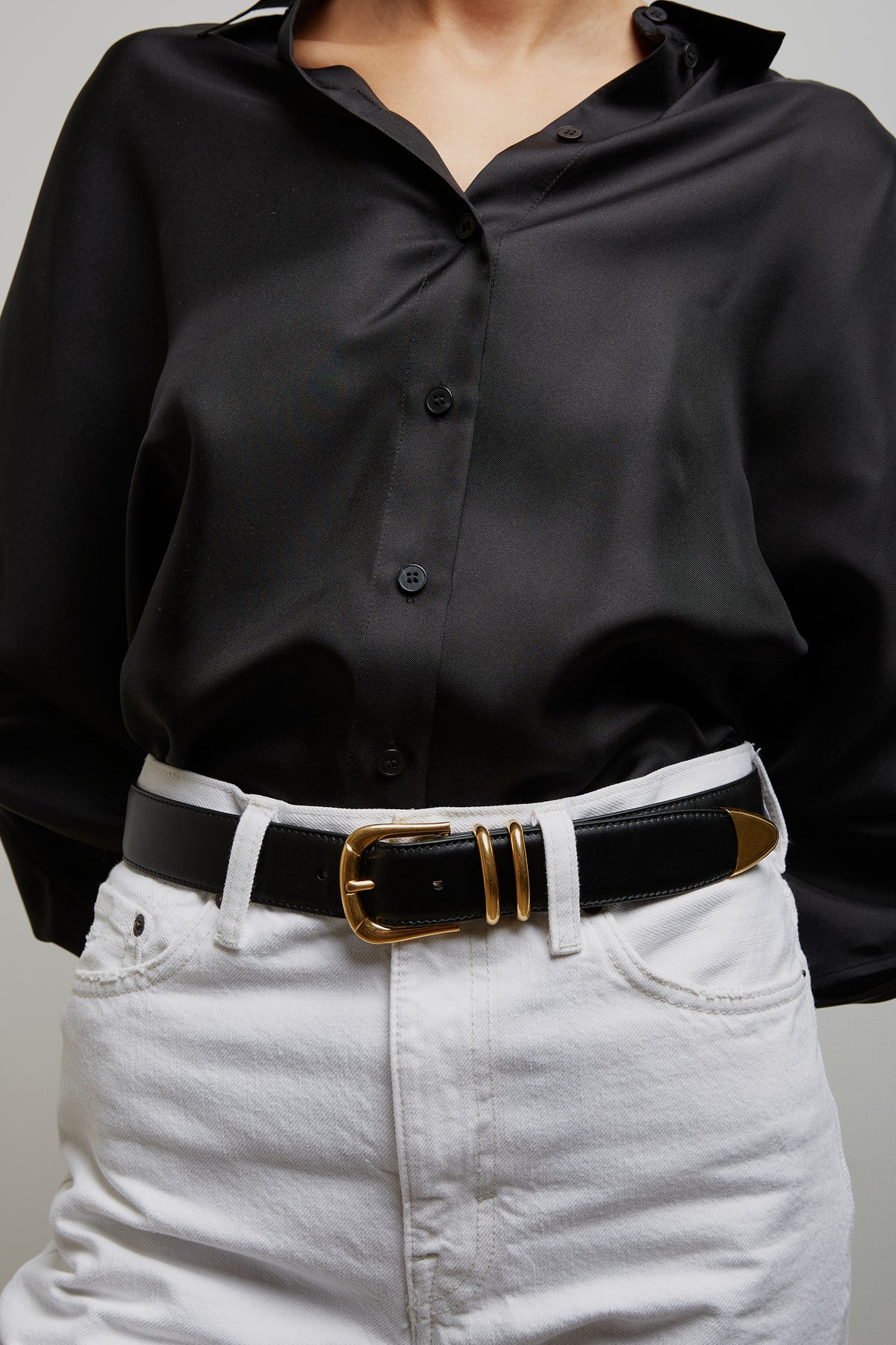 Shop The Row Vintage Black Belt