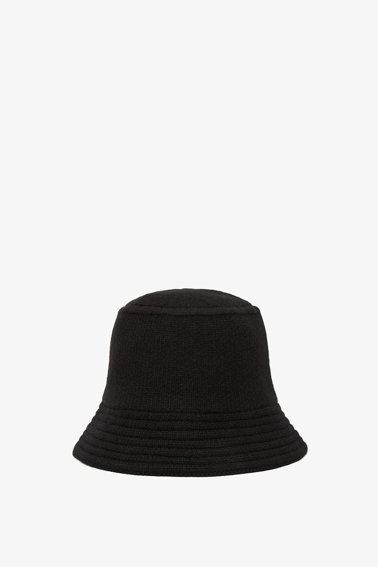 Burke black bucket hat