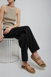 Foam light grey rubber sandals