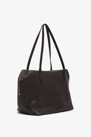 Henri brown matt leather bag