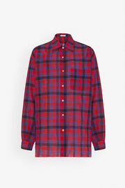 Nessonplaid cotton shirt
