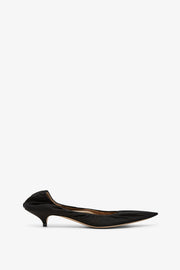 Liisa black kitten pumps