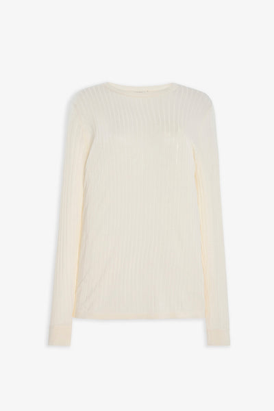 Keya white knit top