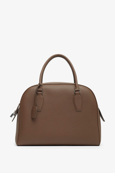 India 12.00 dark olive leather bag