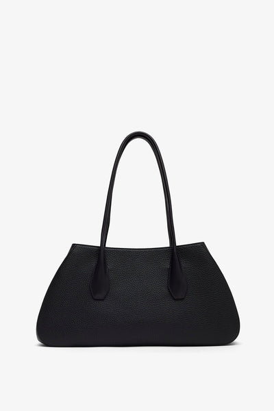 Alger black leather shoulder bag