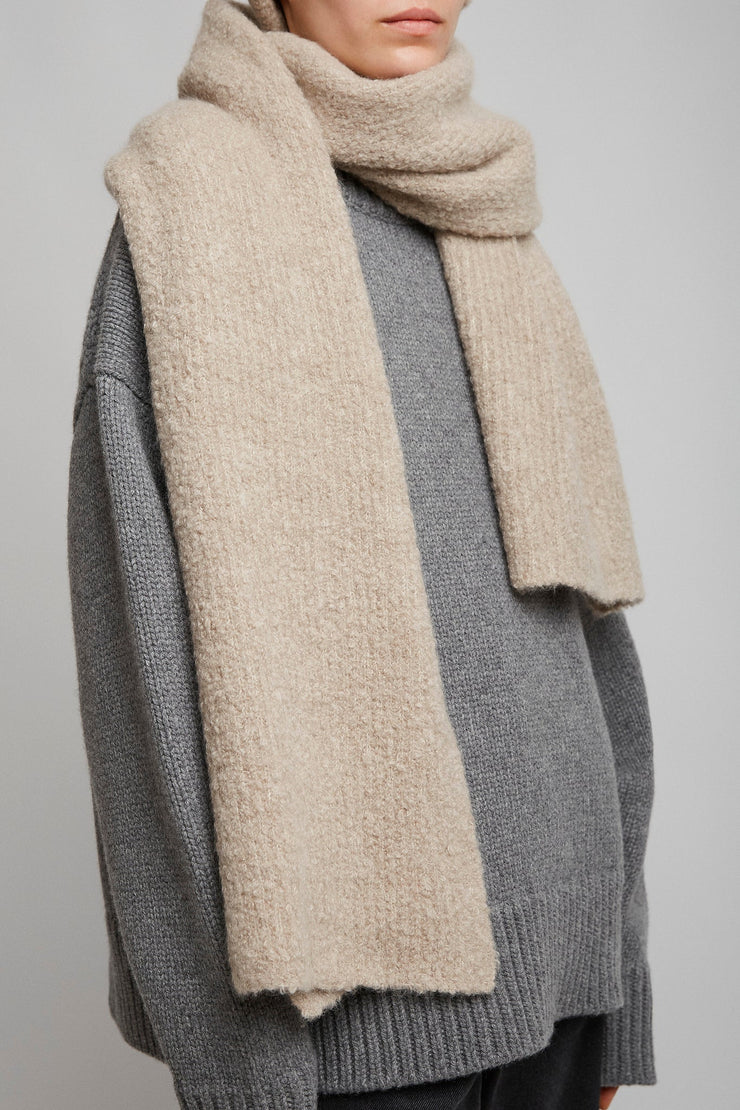 Ladislas beige cashmere mittens