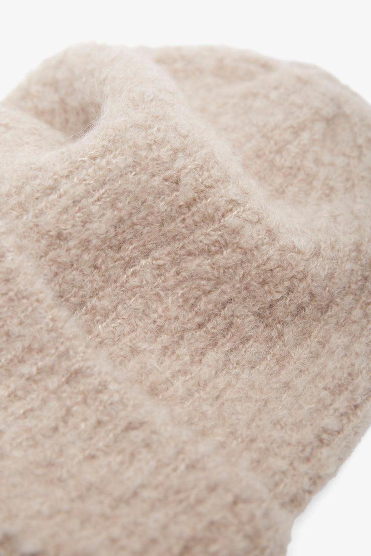 Leomir beige cashmere beanie