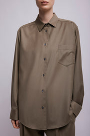 Pino wool flannel shirt