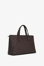 Marcel brown top handle bag
