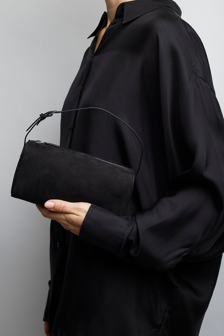 90'S black nubuck bag