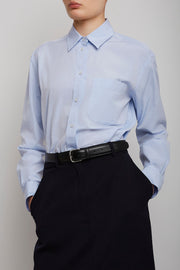 Gavina light blue cotton shirt